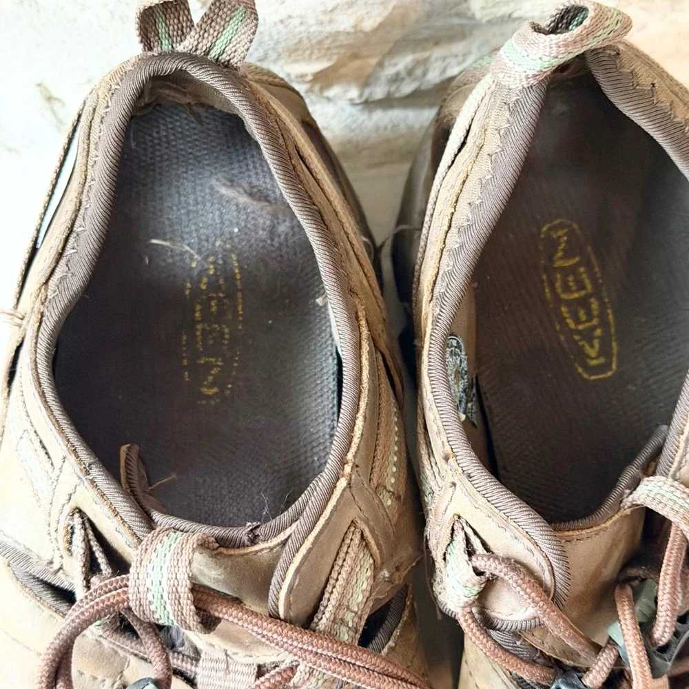 Keen Arroyo II Mens Brown Leather Waterproof Hiking Sandals Shoes 1002427 SZ 10